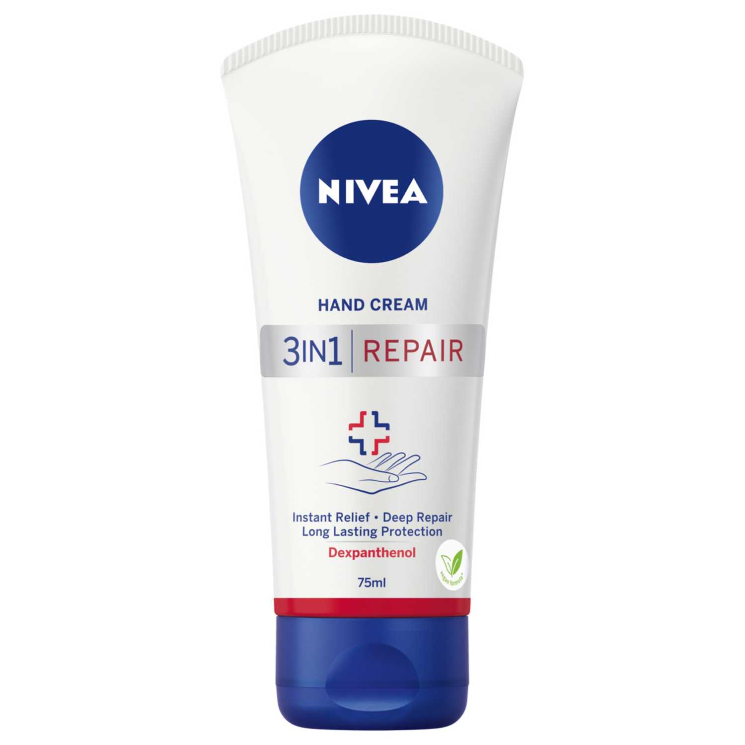 Nivea Repair регенерирующий крем для рук 3в1 восстанавливающий уход, 75 мл - фото