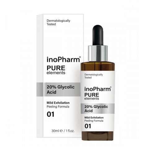 

InoPharm Pure Elements 20% Glycolic Acid Пилинг-скраб для лица с 20% гликолевой кислотой 30мл
