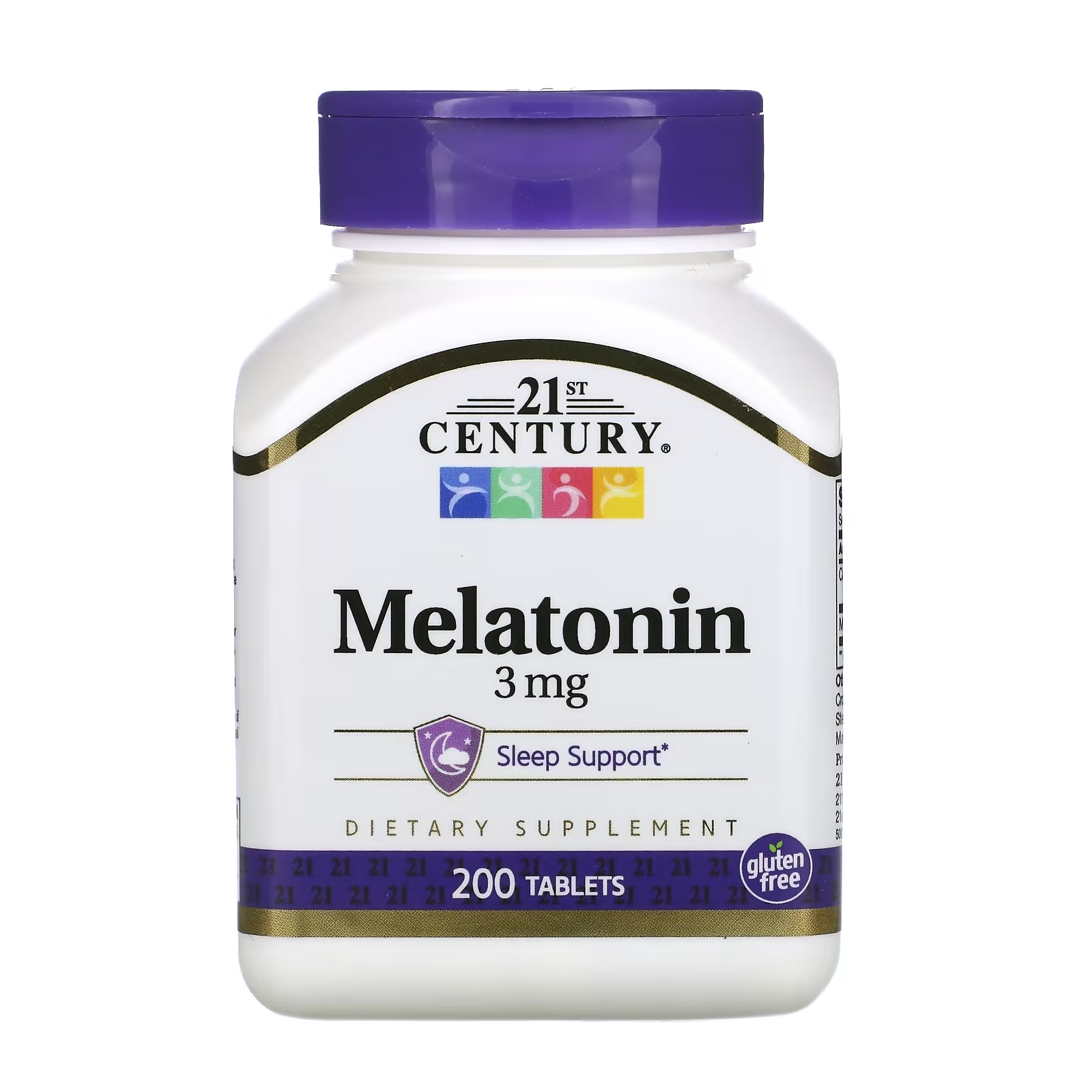 21st Century Мелатонин 3 мг, 200 таблеток 21st century мелатонин 3 мг 90 таблеток