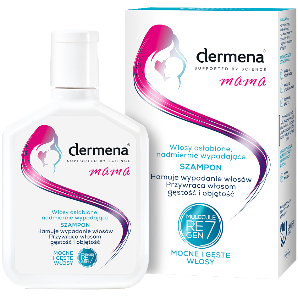 Dermena Mama укрепляющий кондиционер для ослабленных волос, чрезмерного выпадения волос для беременных и кормящих женщин, 200 мл
