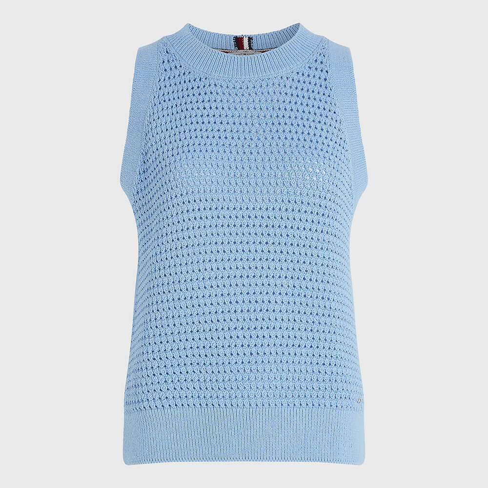 

Свитер Tommy Hilfiger Open Knit, голубой