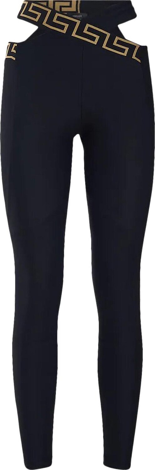 

Леггинсы Versace Lycra Leggings 'Black', черный