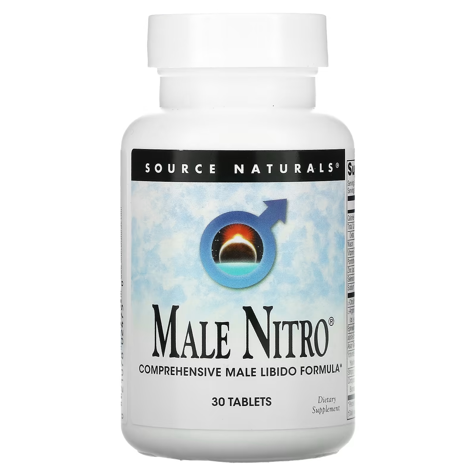 Source Naturals Male Nitro, 30 таблеток source naturals nitro для мужчин 120 таблеток