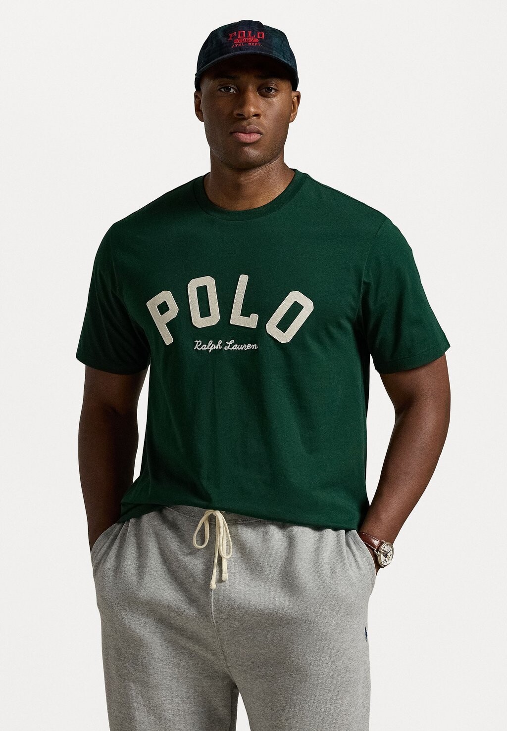 

Принт на футболке LOGO JERSEY T-SHIRT Ralph Lauren, темно-зеленый