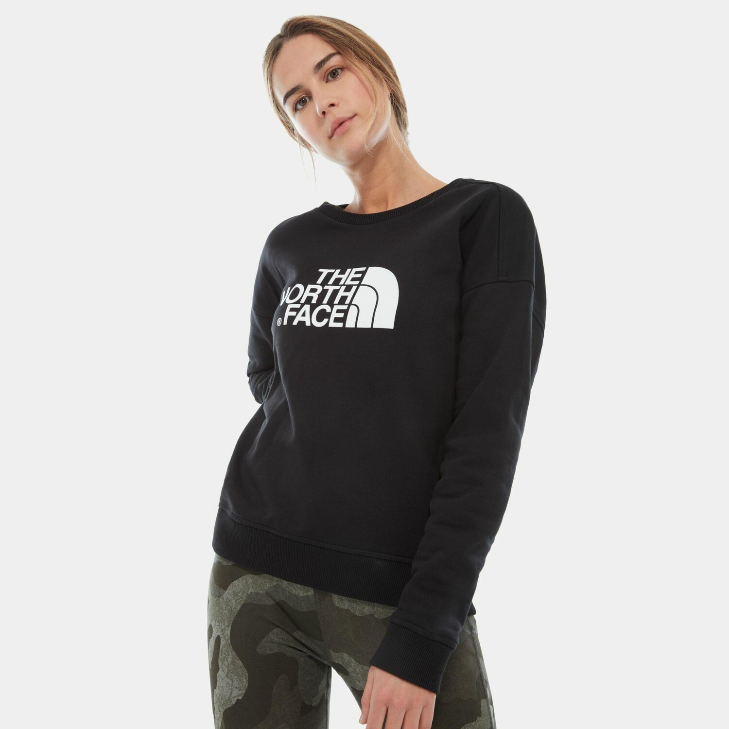 

Толстовка женская The North Face Drew Peak Crew, черный