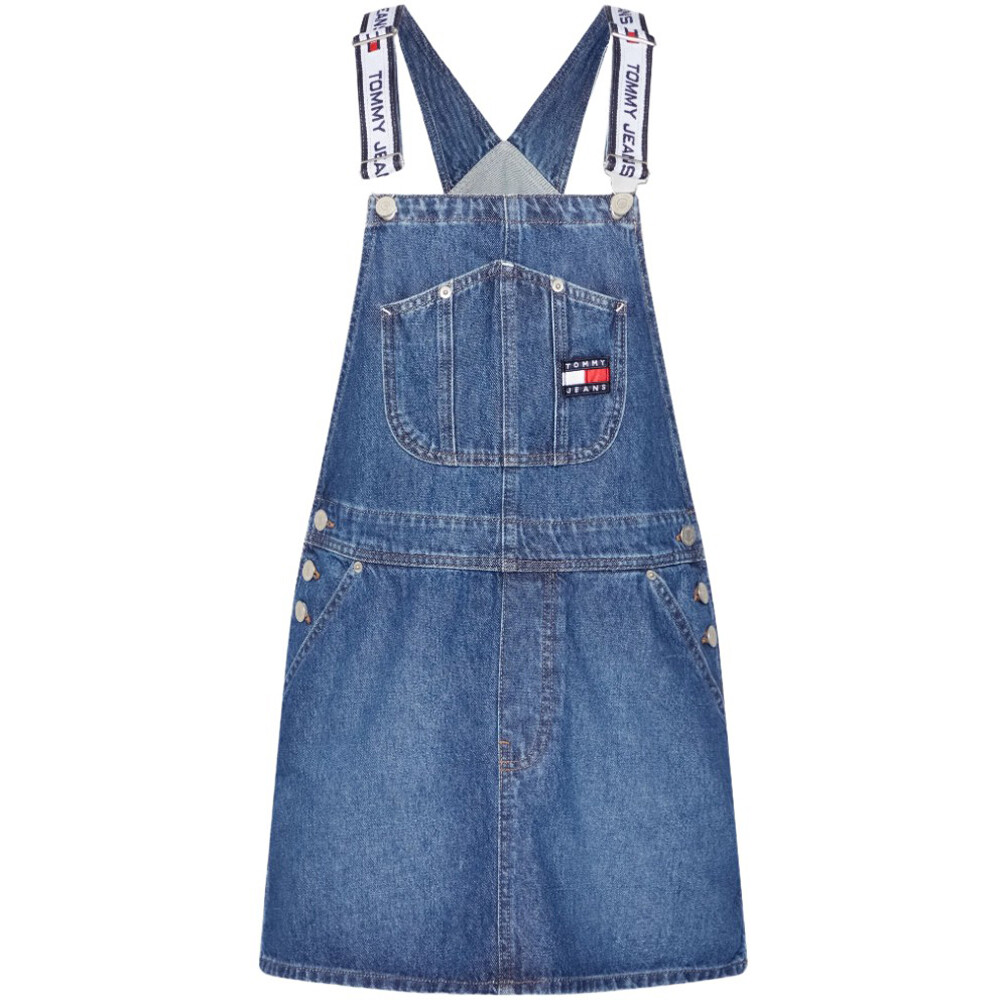 

Джинсовый сарафан Tommy Jeans Dungaree Dress, синий