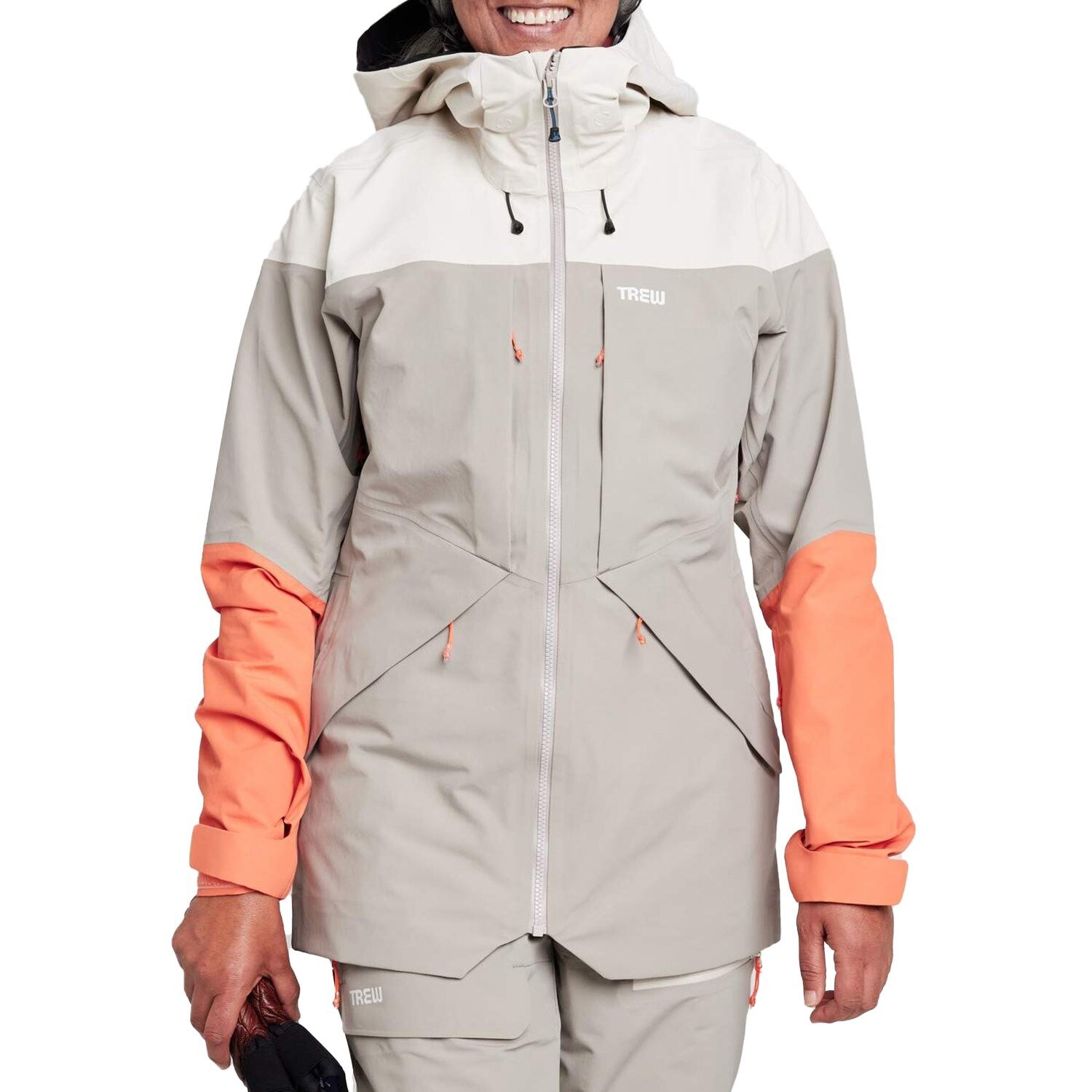

Куртка Trew Gear Stella, белый / серый