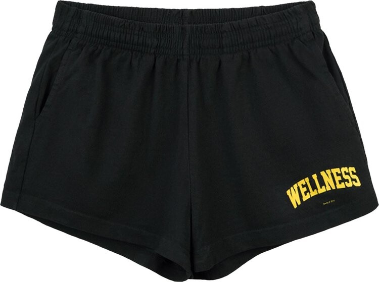 

Шорты Sporty & Rich Wellness Studio Ivy Disco Short 'Black', черный
