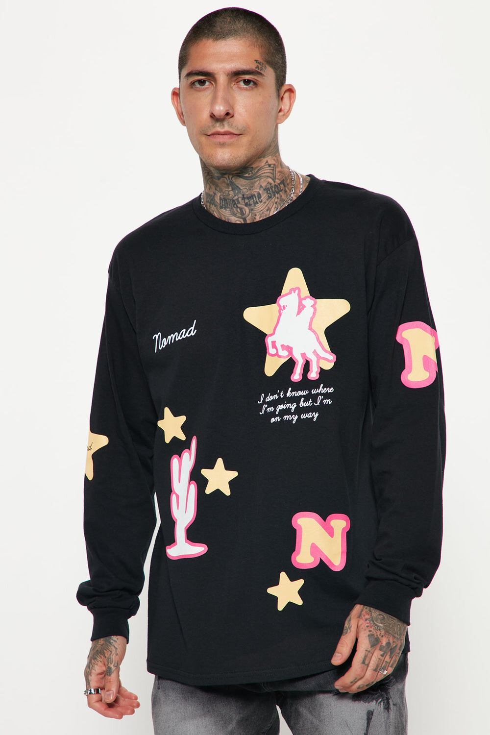 

Футболка Fashion Nova SPDN871, черный