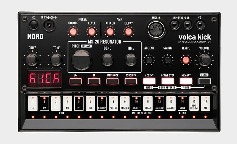 

Korg Volca Kick Аналоговый генератор ударов