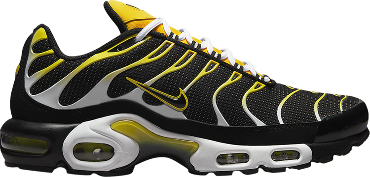 Кроссовки Nike Air Max Plus 'Black Tour Yellow', черный - фото