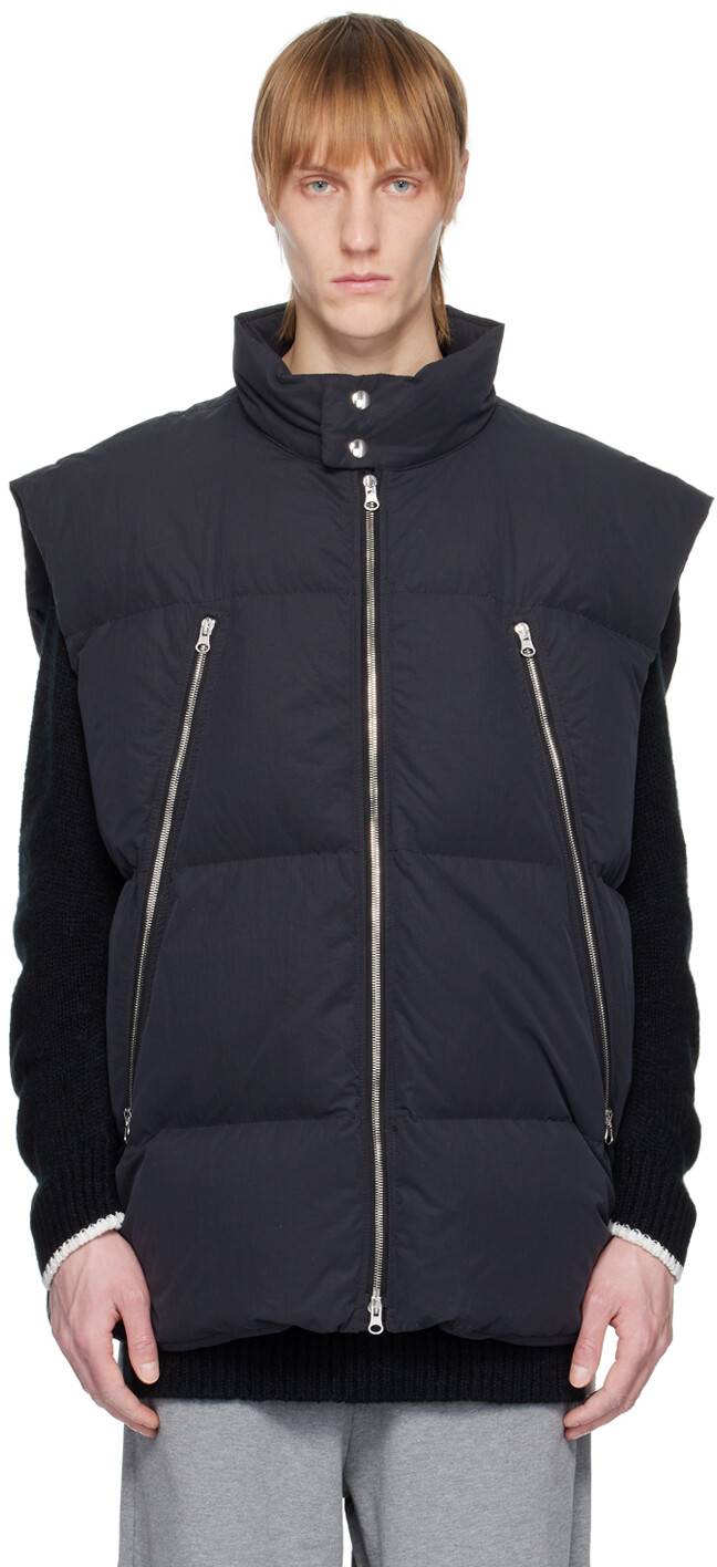 

Черный пуховик MM6 Maison Margiela