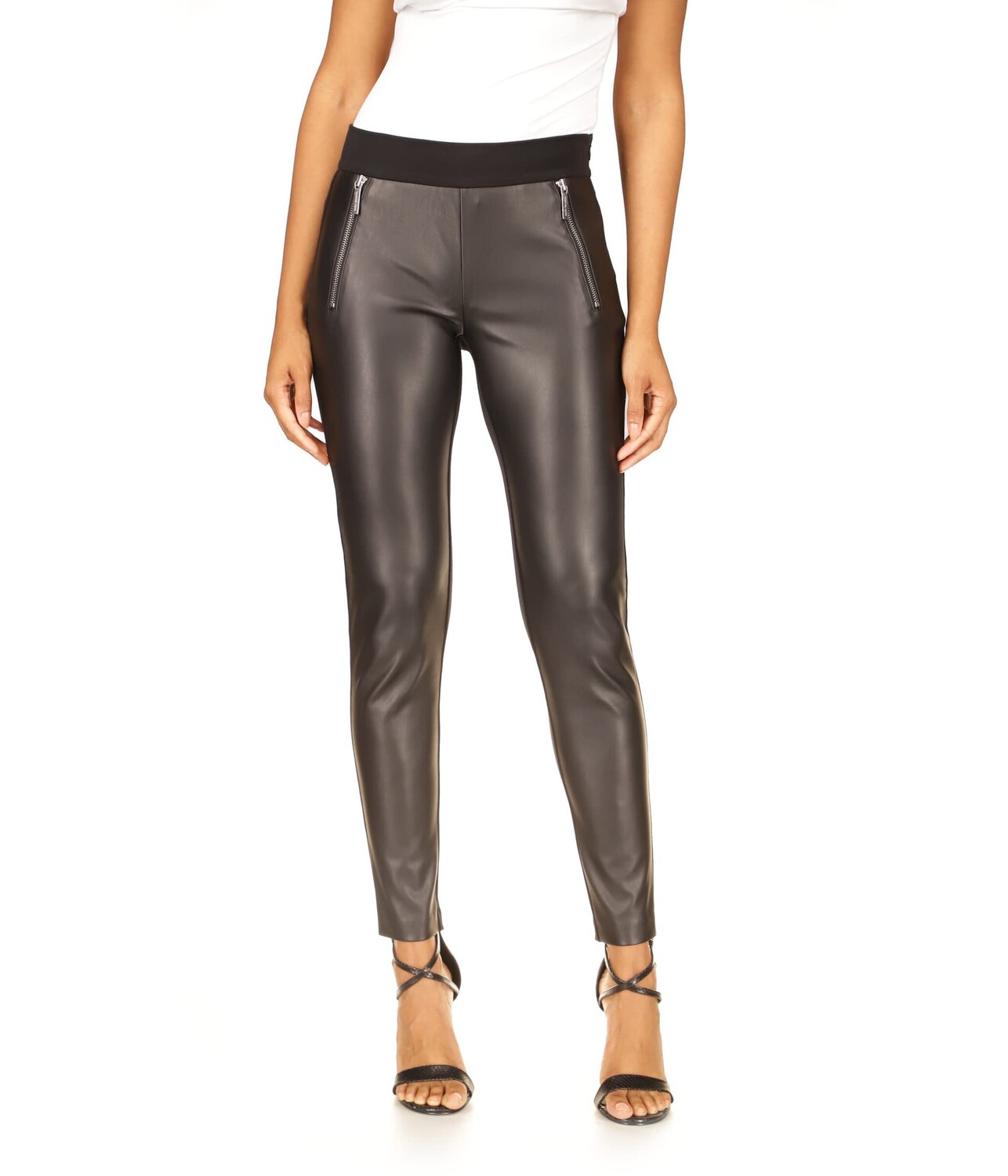 

Леггинсы MICHAEL Michael Kors, Zip Front Leggings