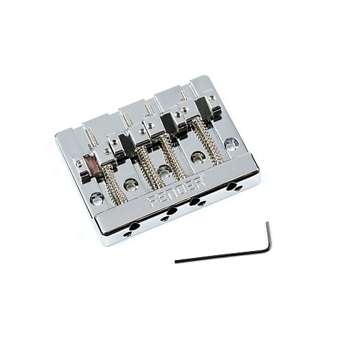 

Fender Fender HiMass 4-струнный бас-бридж в сборе с латунными седлами Bridges