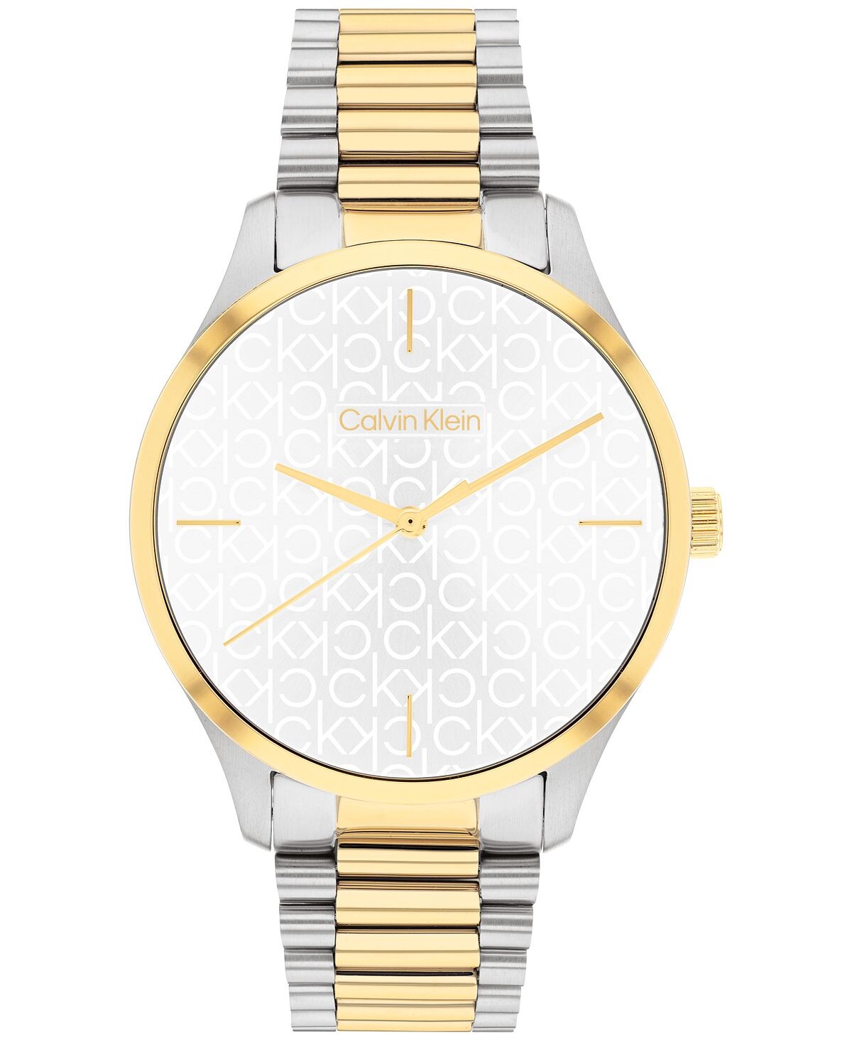 

Женские двухцветные часы-браслет из нержавеющей стали, 35 мм Calvin Klein