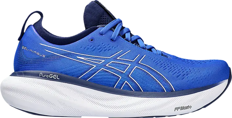 

Кроссовки Gel Nimbus 25 Wide 'Illusion Blue Pure Silver', синий