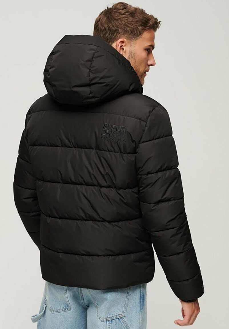 Зимняя куртка PUFFER Superdry, цвет black