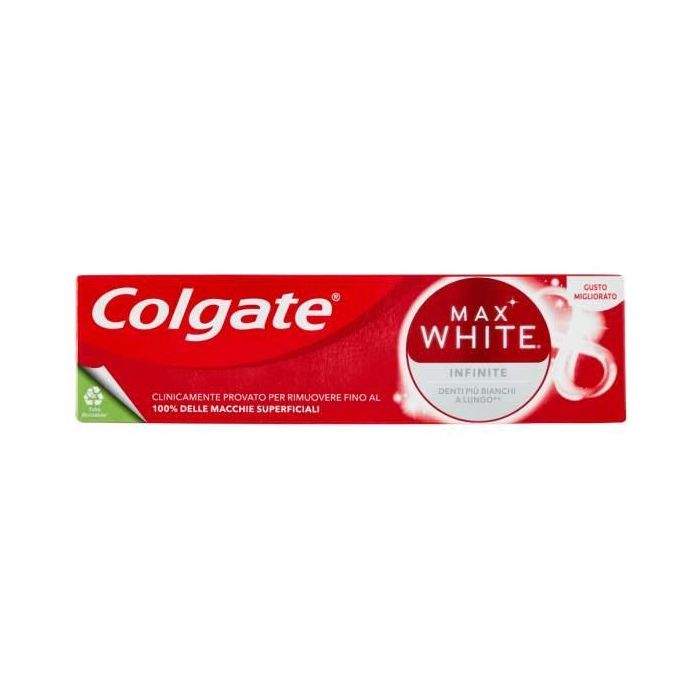 Зубная паста Pasta de Dientes Max White Infinite Colgate, 75 ml зубная паста dentífrico max white crystals colgate 75 ml