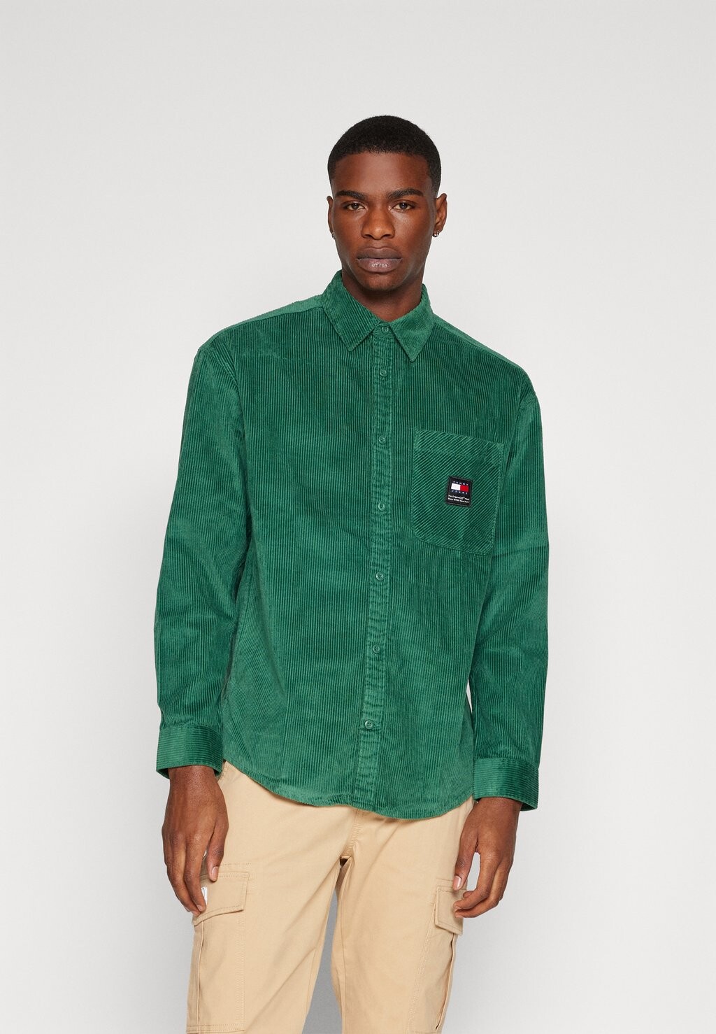 

Рубашка Tommy Jeans, судовый зеленый