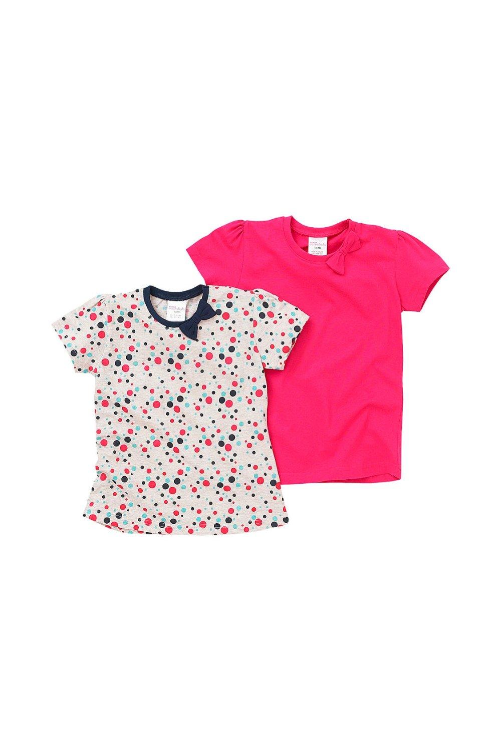 цена Комплект из 2 футболок с короткими рукавами Just Essentials, розовый