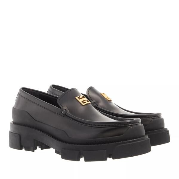 

Лоферы leather flat shoes leather Givenchy, черный