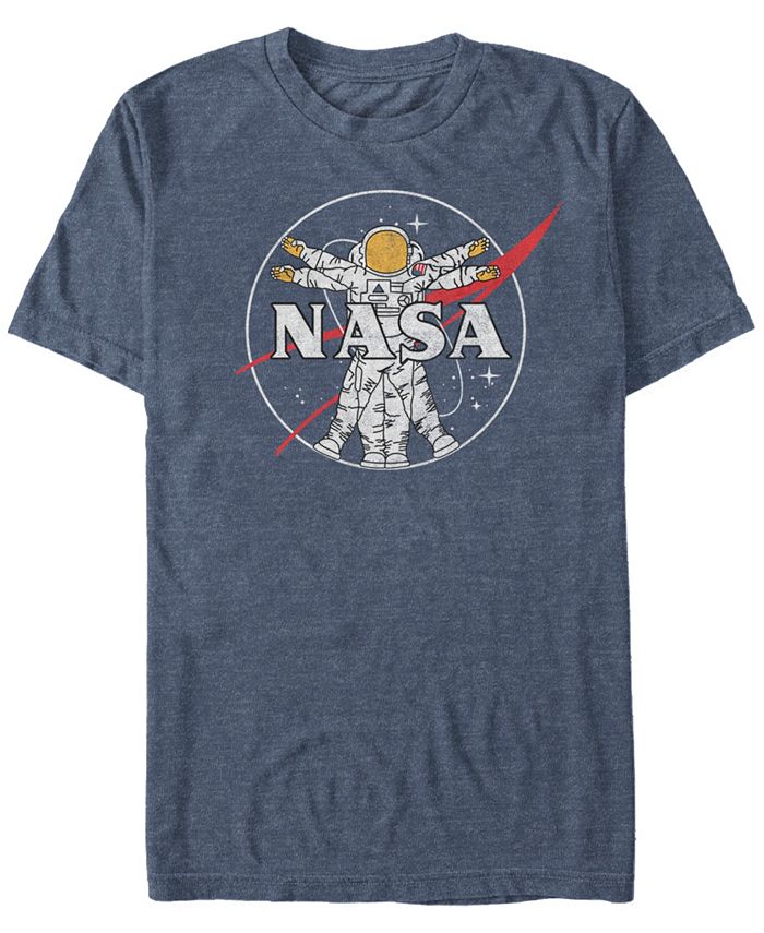 Мужская футболка с короткими рукавами и логотипом астронавта НАСА Fifth Sun, синий мужская футболка для бега по пересеченной местности с логотипом и короткими рукавами fifth sun синий