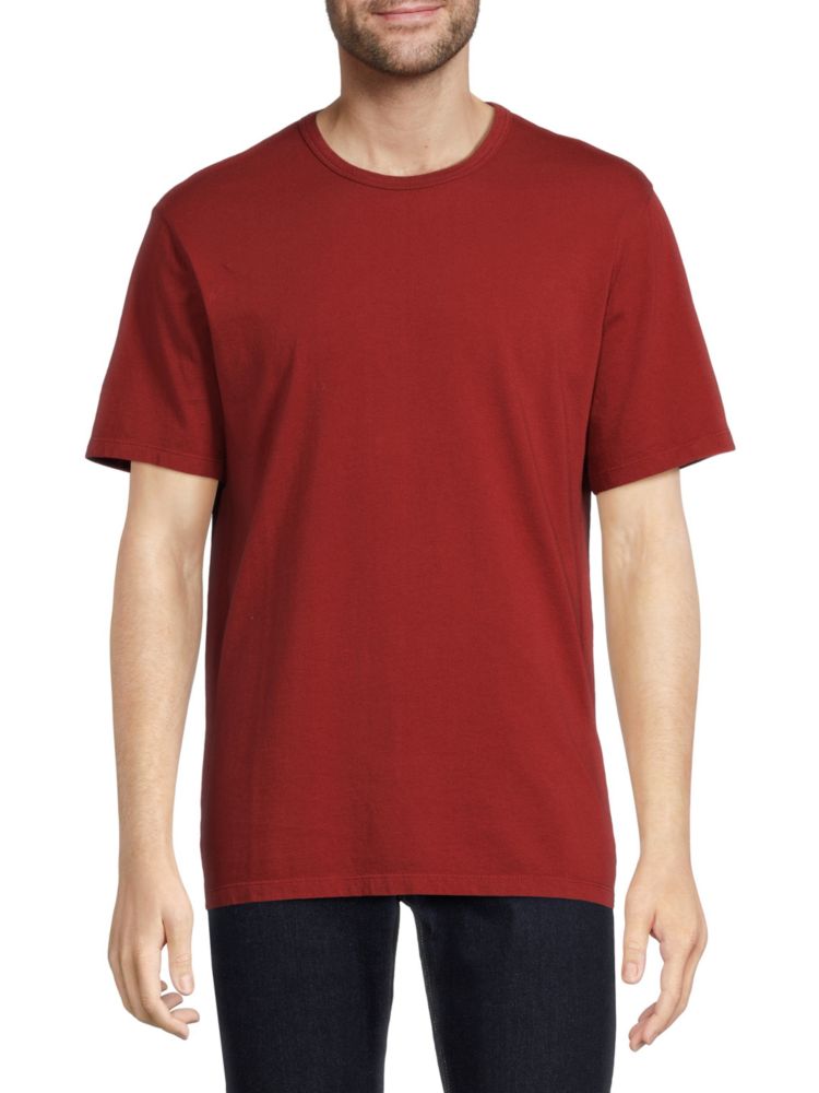 Хлопковая футболка с коротким рукавом Vince, цвет Vermouth хлопковая футболка с коротким рукавом vince цвет washed rose