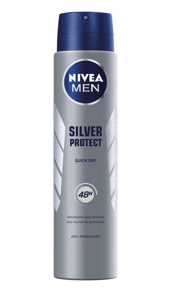 Nivea Men Silver Protect антиперспирант для мужчин, 250 ml
