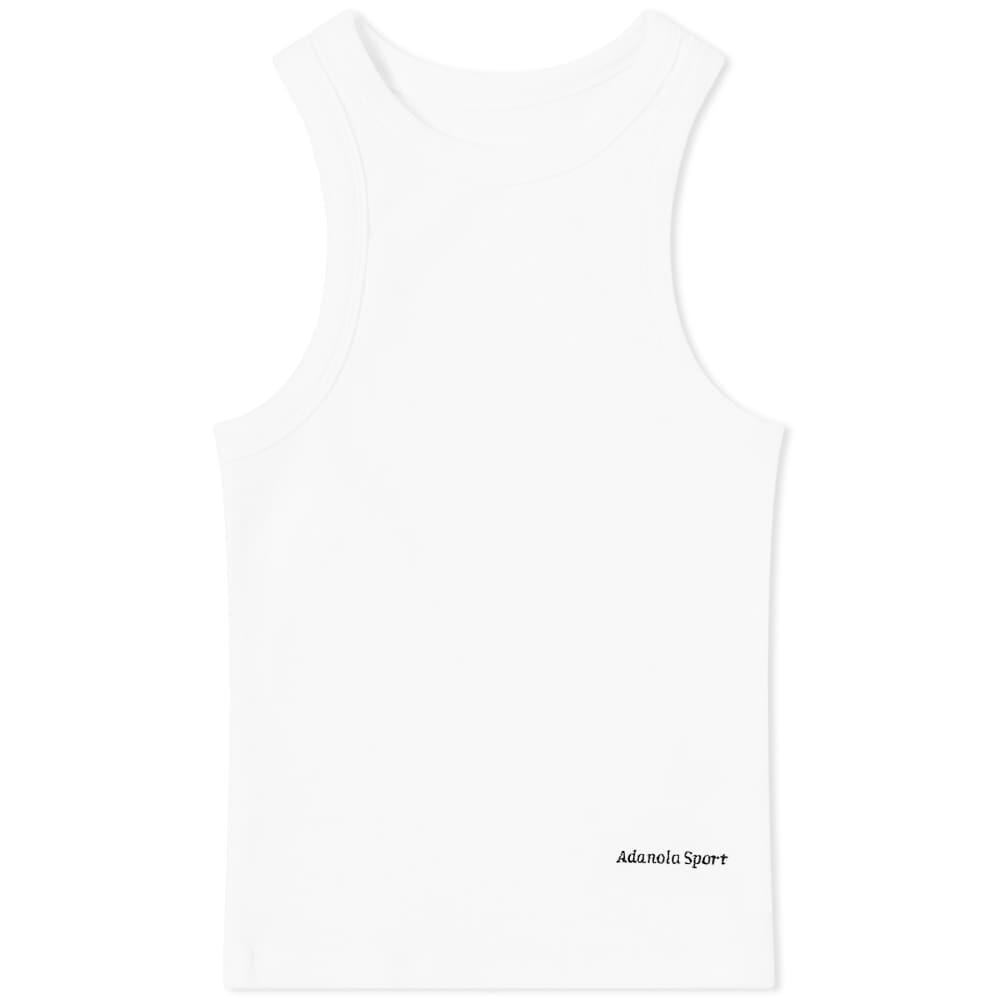 

Футболка Tennis Collection Ribbed Racer Adanola, Белый