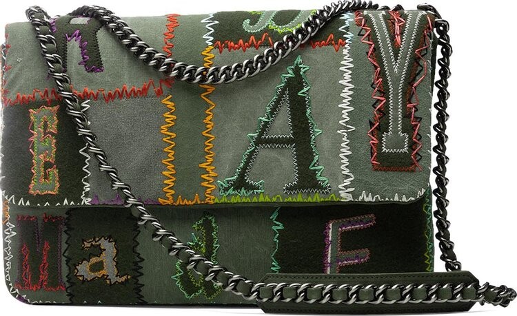 

Сумка READYMADE Patchwork Big Chain Bag Green, зеленый