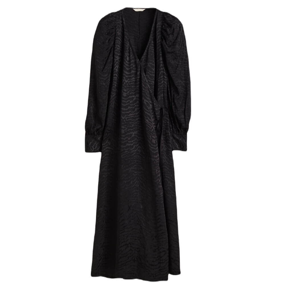 

Платье H&M Voluminous Wrap, черный