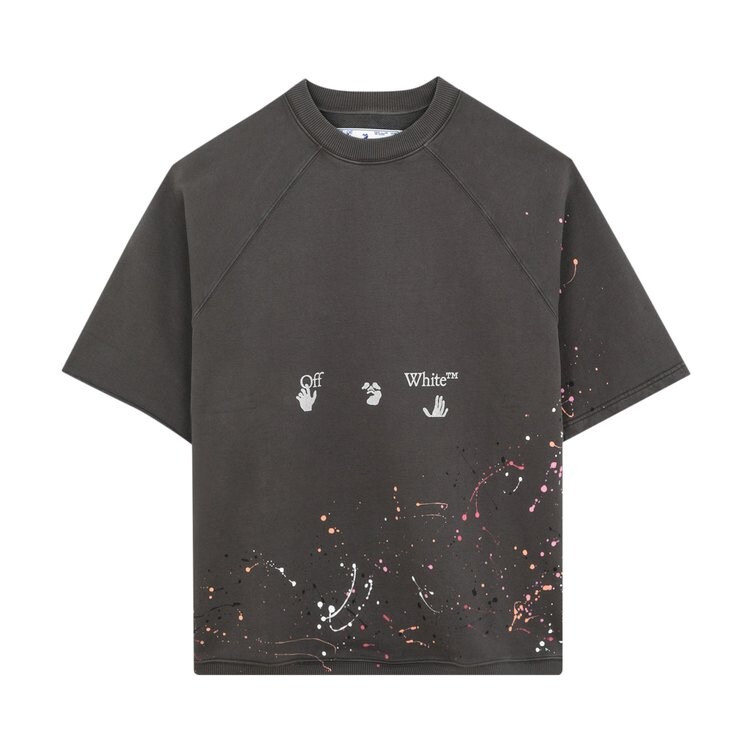 

Толстовка Off-White Vintage Paint Crewneck 'Magnet White', белый
