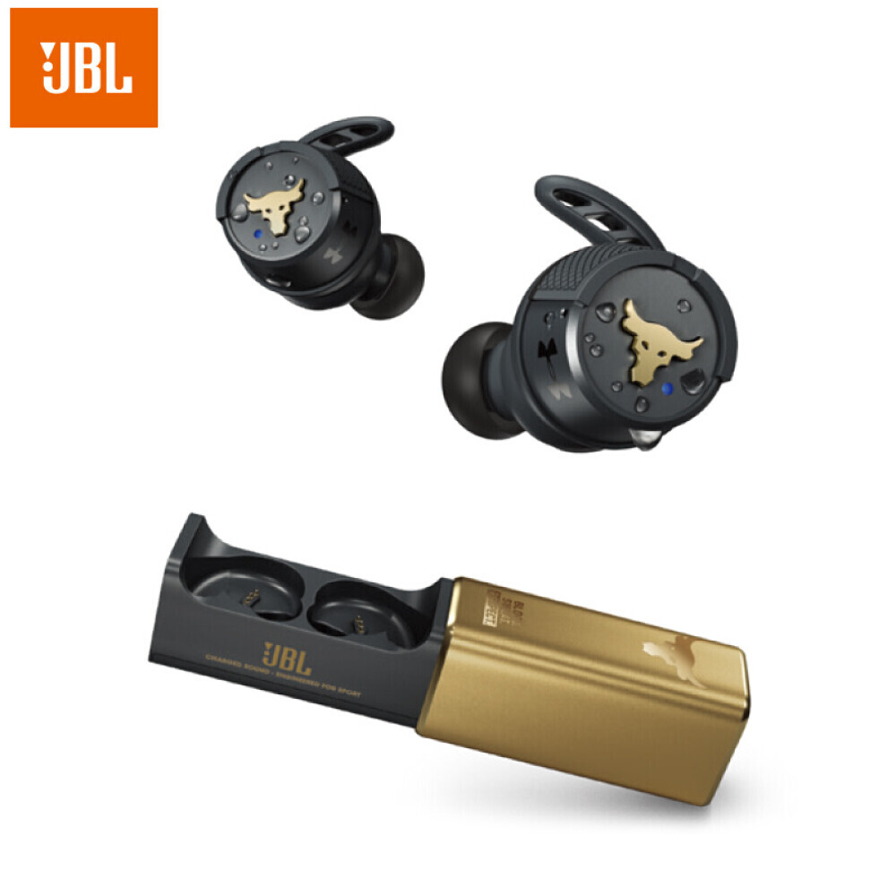 

Беспроводные наушники JBL UA FLASH ROCK водонепроницаемые, золотистые