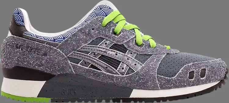 Asics gel lyte iii black grey best sale