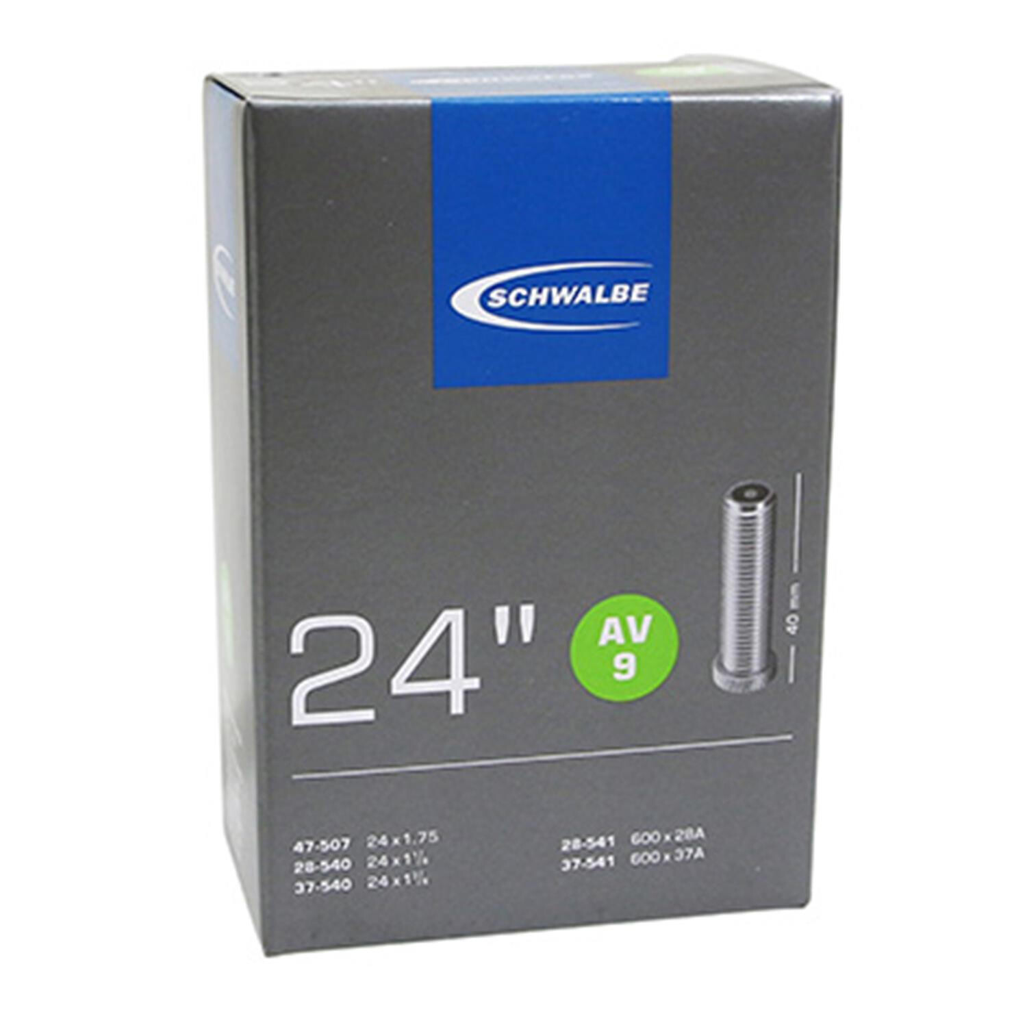 

Шланг № 9 24 дюйма SCHWALBE, черный / черный / черный