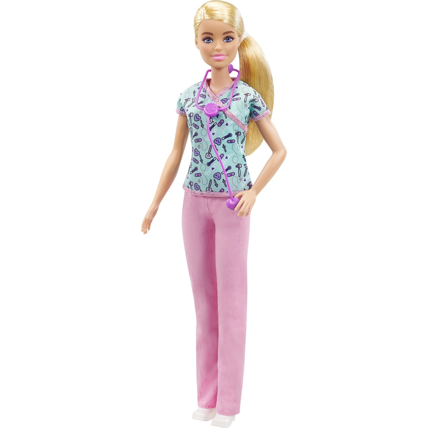 Кукла Barbie медсестра GTW39 кукла mattel barbie из серии кем быть dvf50 gtw39 педиатр