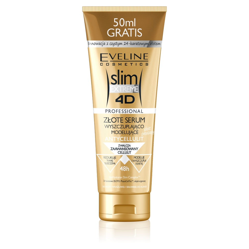 Eveline Cosmetics Slim Extreme 4D gold сыворотка для похудения и моделирования 250мл