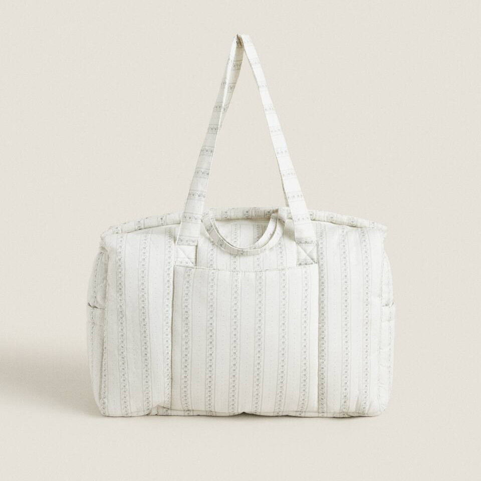 

Сумка для мамы Zara Home Floral, кремовый