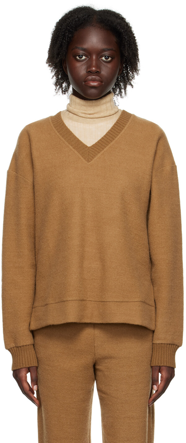 

Коричневый свитер с маммолой Max Mara Leisure