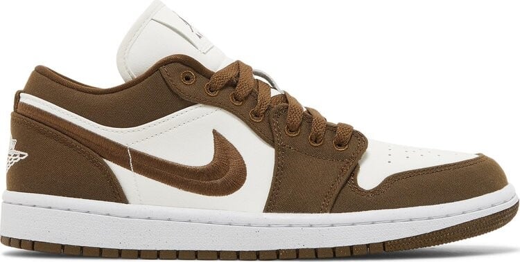 

Кроссовки Wmns Air Jordan 1 Low SE Light Olive, зеленый