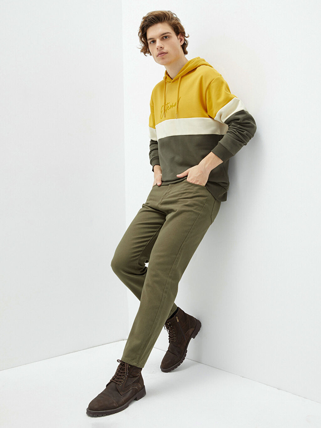 

710 Широкие мужские джинсовые брюки LCW Jeans