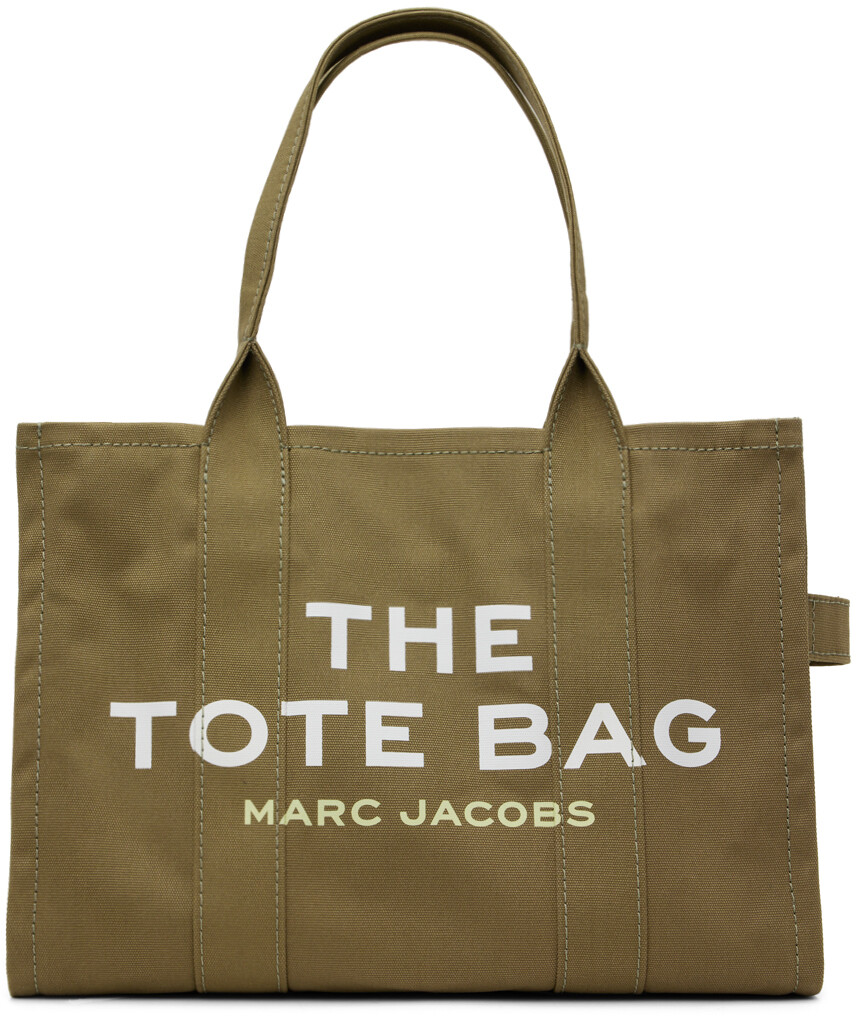 

Сумка-тоут цвета хаки 'The Large Tote Bag' Marc Jacobs