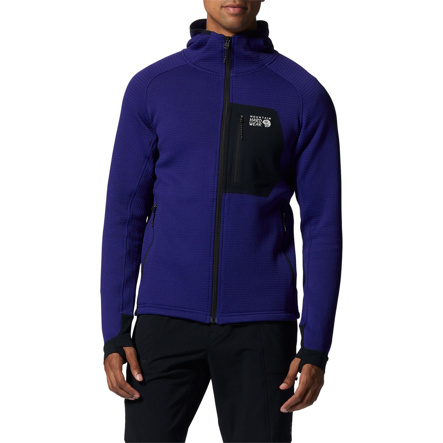 

Толстовка Mountain Hardwear Polartec Power Grid, синий