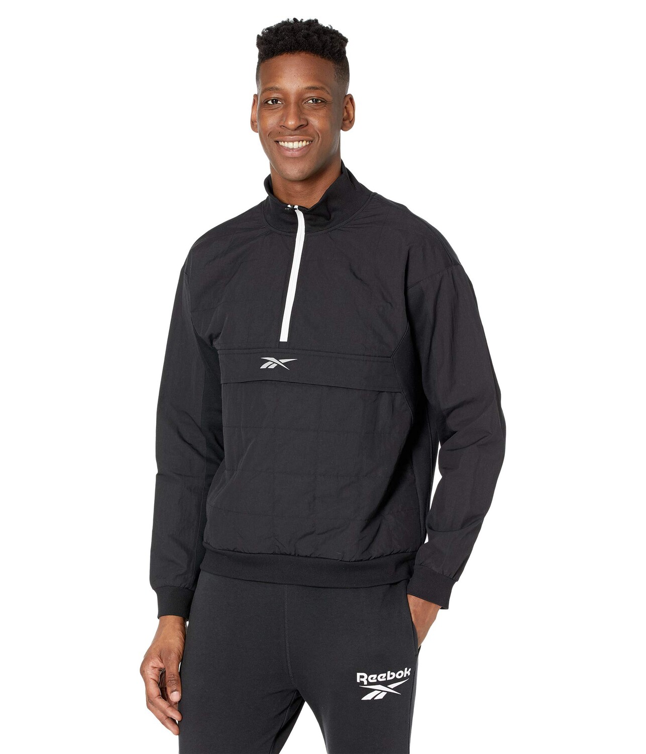 

Флисовый худи Reebok, Meet You There Quilted 1/2 Zip
