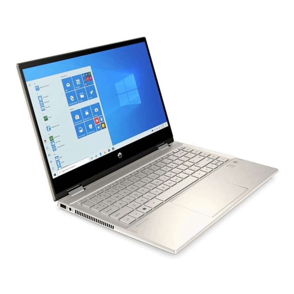 Ноутбук HP Pavilion x360 14m-dw1023dx 14" FullHD 8ГБ/256ГБ i5-1135G7, золотой, английская клавиатура - фото