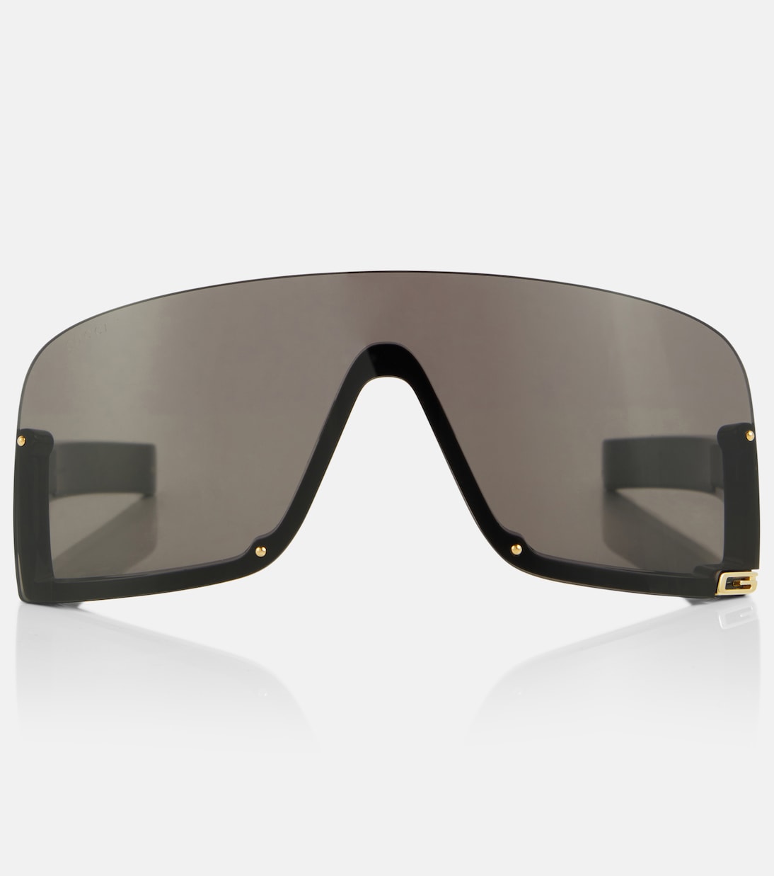 Солнцезащитные очки-щитки Gucci, черный щитки ссм щитки игрока sg tacks 9550 shin guards sr