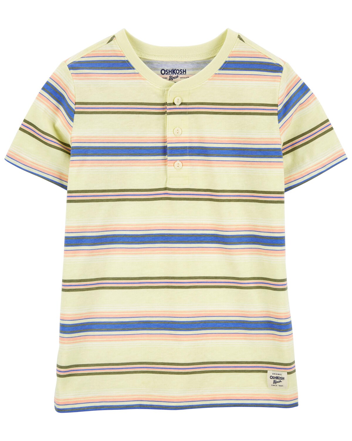 

Детская полосатая майка Henley Carter's, желтый