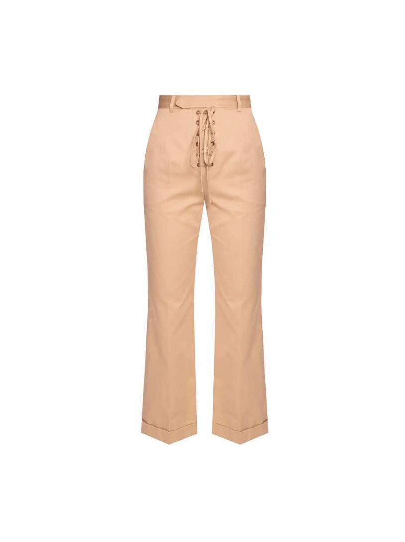 

Брюки из хлопка Saint Laurent, Коричневый