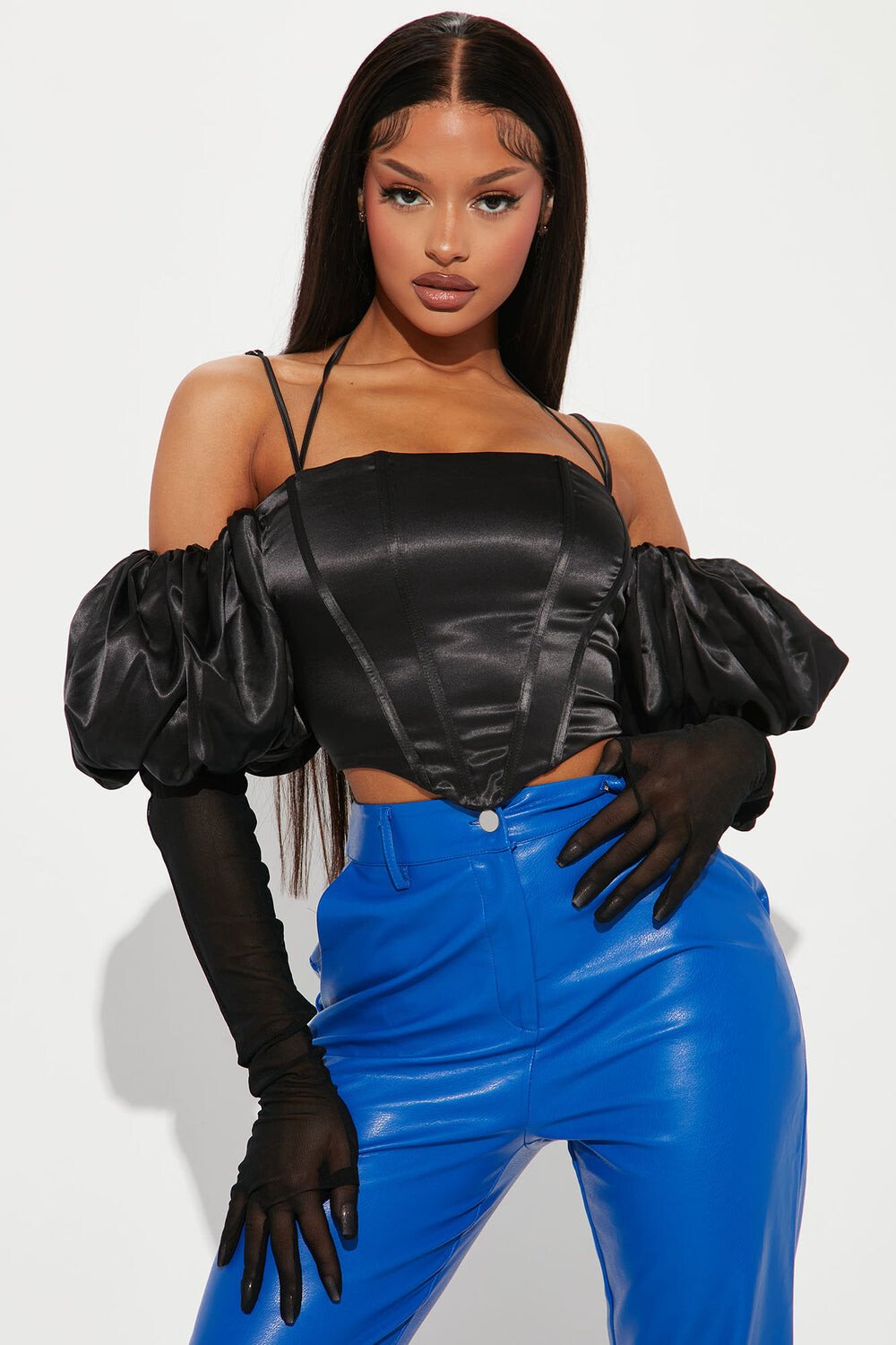 

Топ Fashion Nova SK0910, черный