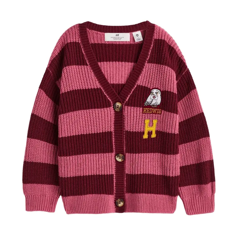 

Кардиган H&M Knitted Harry Potter, темно-красный